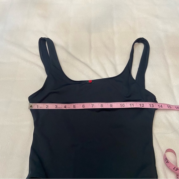 Frankie's Bikinis x PINK black One-Piece Swimsuit 2316 - Picture 3 of 8